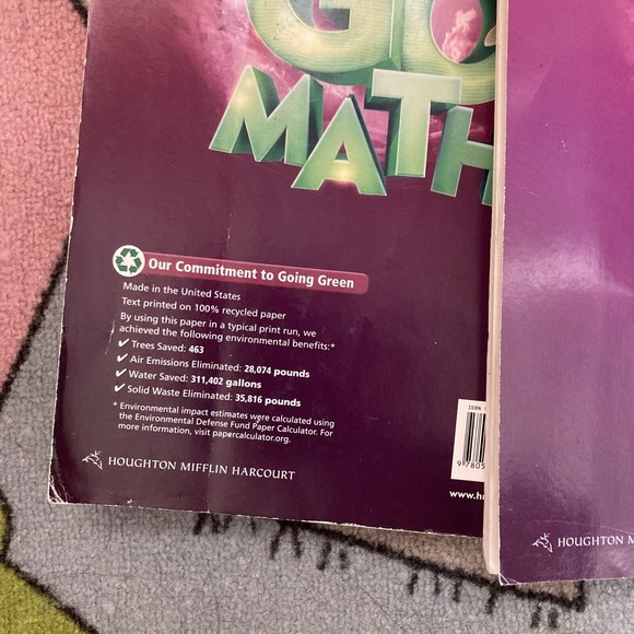 Lot Of 2. Go Math!: Student Practice Book & Text Book Grade 3 - Paperback - Picture 7 of 9